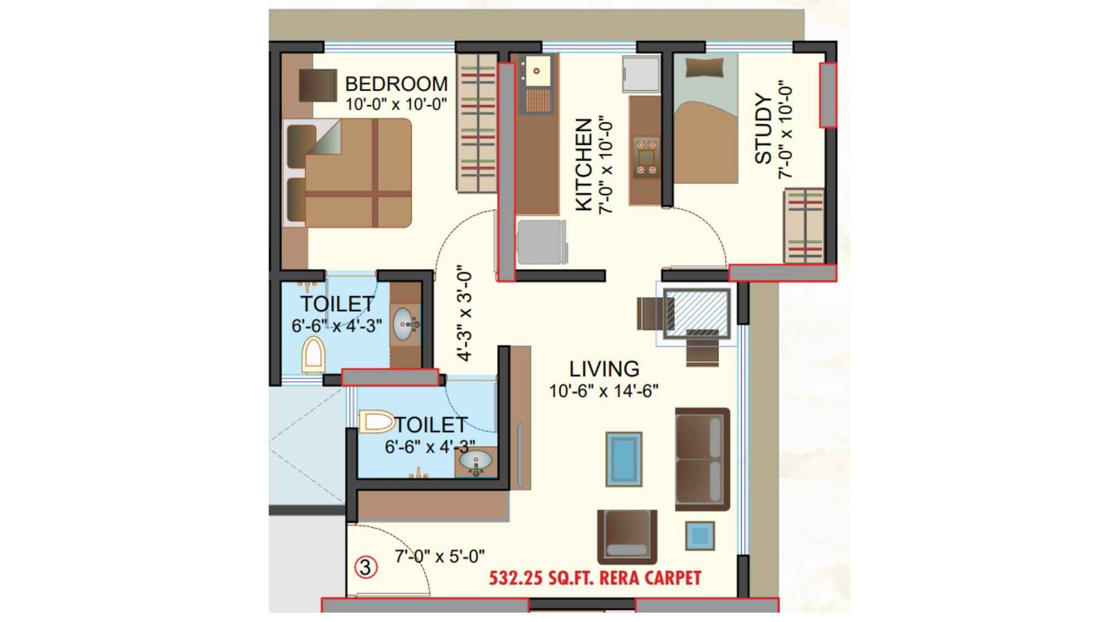 Pearl-Regency-Wing-A-2-BHK-532-sqft