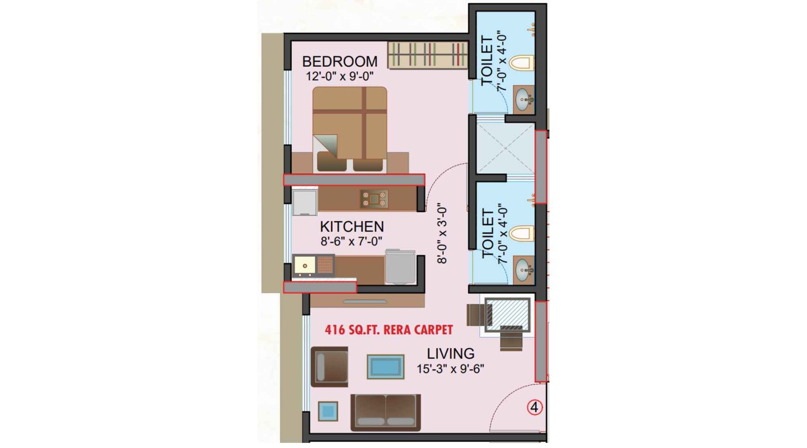 Pearl-Regency-Wing-B-1-BHK-416-sqft